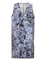 Envii - Enblanc Sl Dress Aop 6869 - Trumpa suknelė - Mėlyna