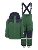 Didriksons - Skare Kids Set - Slidinėjimo kombinezonai ir komplektai - Žalia