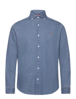 U.S. Polo Assn. - Uspa Shirt Craig Men - Džinsiniai marškiniai - Mėlyna