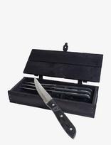 Gense - Steakkniv Xl Old Farmer Micarta 23,5 Cm 4 Stk. Sort/Stål - Kepsnio stalo įrankiai - Juoda