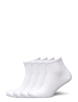 Lindex - 4-Pack High Ankle Socks - Futbolo kojinės iki kulkšnių - Balta