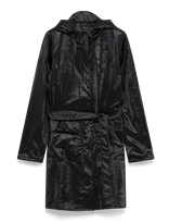 Rains - Curve Long Jacket W3 - Lietpaltis - Juoda