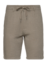 Lindbergh - Linen Blend Herringbone Short - Laisvalaiko marškiniai - Žalia