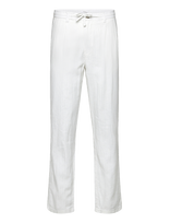 Lindbergh - Linen Blend Herringbone Pants - Laisvalaiko marškiniai - Balta