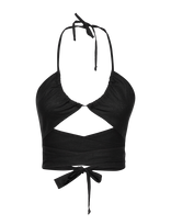 OW Collection - Crete Top - Vakarėlių apranga - Juoda