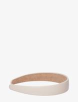 Corinne - Vegan Diadem Wide Plain - Plaukų juosta - Kreminė spalva