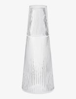 Stelton - Pilastro Karaffel Med Glas 1 L. Clear - Vandens termosai ir ąsočiai - Nude