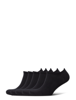 TOPECO - Sneaker Solid, Bamboo, 5 Pc/Pack - Futbolo kojinės iki kulkšnių - Juoda