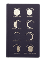 DesignWorks Inc - Moon Phases Journal - Kalendoriai ir užrašų knygelės - Marga / raštuota