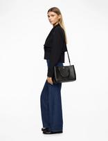 Lauren Ralph Lauren - Leather Small Marcy Satchel - Rankinė - Juoda