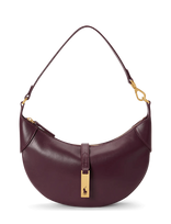 Polo Ralph Lauren - Polo Id Calfskin Mini Shoulder Bag - Rankinė - Burgundiška splava