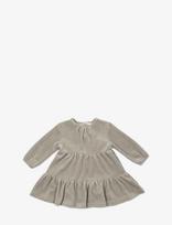 Smallstuff - Dress Velour, Nature - Kūdikių suknelė - Pilka