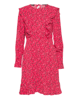 Scotch & Soda - Ruffled Hem Mini Dress - Trumpa suknelė - Rožinė