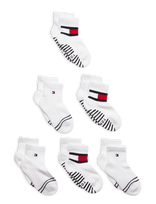 Tommy Hilfiger - Th Baby Sock 6P Flag Sock Ecom - Kojinės - Balta