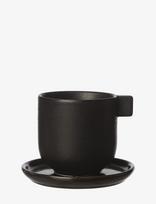 ERNST - Cup W Saucer For Coffee - Arbatos puodelis - Juoda