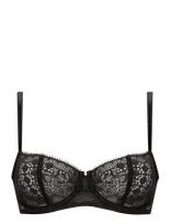 CHANTELLE - Day To Night Half-Cup Bra - „Balconette“ tipo liemenėlės - Juoda