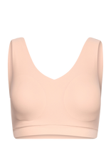 CHANTELLE - Soft Stretch V-Neck Padded Top - Liemenėlė - Rožinė