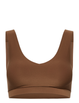 CHANTELLE - Soft Stretch V-Neck Padded Top - Liemenėlė - Ruda