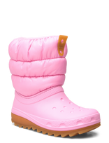 Crocs - Classic Neo Puff Boot K - Žieminiai batai užsimaunami - Rožinė