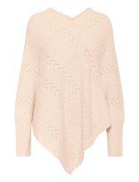 Cream - Crholiday Knit Poncho - Pončas - Smėlio