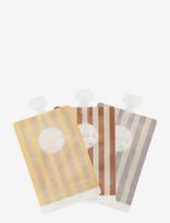 Haps Nordic - Smoothie Bags 3-Pack - Maisto maišelis - Marga / raštuota