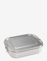 Haps Nordic - Lunch Box Large W. Divider Steel - Pietų dėžutė - Sidabro