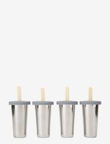 Haps Nordic - Ice Lolly Makers 4-Pack - Užkandžių ir maisto aksesuarai - Sidabro