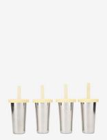 Haps Nordic - Ice Lolly Makers 4-Pack - Užkandžių ir maisto aksesuarai - Sidabro