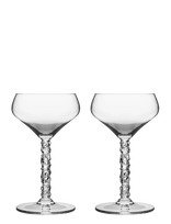 Orrefors - Carat Coupe 25Cl 2-Pack - Baltojo vyno taurės - Nude