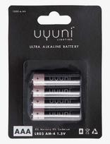 UYUNI Lighting - Aaa Battery, 1,5V, 1000Mah, 4-Pack - Baterijos - Marga / raštuota