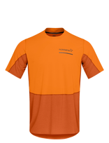 Norrøna - Senja Equaliser Lightweight T-Shirt M's - Marškinėliai trumpomis rankovėmis - Oranžinė