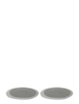 Valerie Objects - Plate Maarten Baas L Set Of 2 - Stalo serviravimo rinkinys - Sidabro
