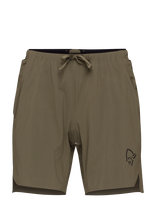 Norrøna - Senja Flex1 8" Shorts W's - Sportiniai šortai - Chaki spalva