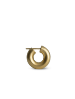 Jane Koenig - Small Chunky Hoop, Gold-Plated Sterling Silver - Auskarai - Aukso