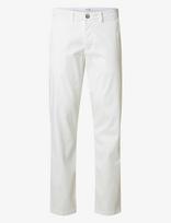 Selected - Slm175-Slim New Miles Flex Pant Noos - Chino stiliaus kelnės - Balta