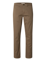 Selected - Slm175-Slim New Miles Flex Pant Noos - Chino stiliaus kelnės - Ruda