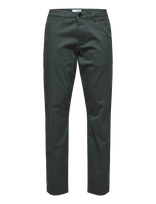 Selected - Slm175-Slim New Miles Flex Pant Noos - Chino stiliaus kelnės - Chaki spalva