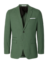 Selected - Slmslim-Oasis Linen Blz Noos - Vieneilės striukės - Žalia