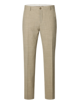 Selected - Slhslim-Oasis Linen Trs Noos - Klasikinės kelnės - Smėlio