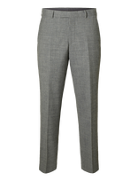 Selected - Slhslim-Oasis Linen Trs Noos - Klasikinės kelnės - Pilka