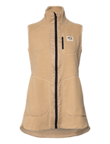 Kari Traa - Sanne Pile Vest Long - Dygsniuota liemenė - Smėlio
