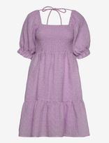 Bruuns Bazaar - Mimosa Zosia Dress - Trumpa suknelė - Violetinė
