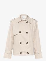 My Essential Wardrobe - Miramw Short Trenchcoat - Lietpaltis - Kreminė spalva