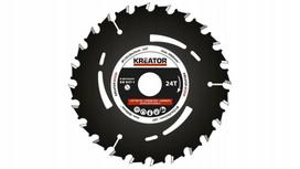 Medienos pjūklas - KREATOR - KRT020301 - Ašmenys 135mm - 24 dantys - Sukimosi greitis 9900 aps/min