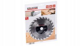 Kreator Diskinis pjūklas medienai 165x20mm, 24 dantys