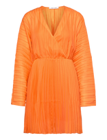 Samsøe Samsøe - Annica V-N Dress 14512 - Trumpa suknelė - Oranžinė