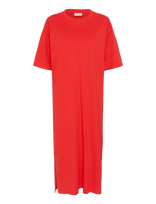 Kaffe - Kaedna 1/2 Sleeve Dress - Iki kelių ir midi suknelės - Raudona