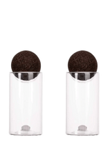 Sagaform - Nature Salt- Og Peber-Sæt Med Korkkugle, 2-Pak - Virtuvės stiklainis - Nude
