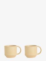 OYOY Living Design - Yuka Espresso Cup - Pack Of 2 - Espreso puodelis - Kreminė spalva