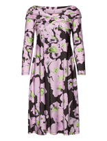 STINE GOYA - Fay, 1677 Slinky Heavy Jersey - Iki kelių ir midi suknelės - Violetinė